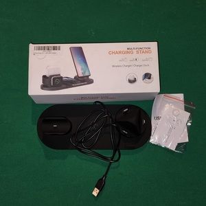Multi-Function Charging Stand, Wireless Charger, Charger Dock